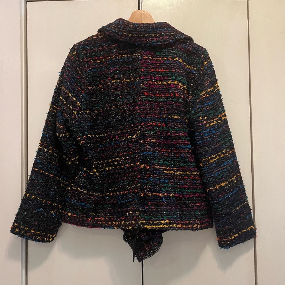 Berek NWT Colorful Ruffled Jacket SZ L - Picture 2 of 9